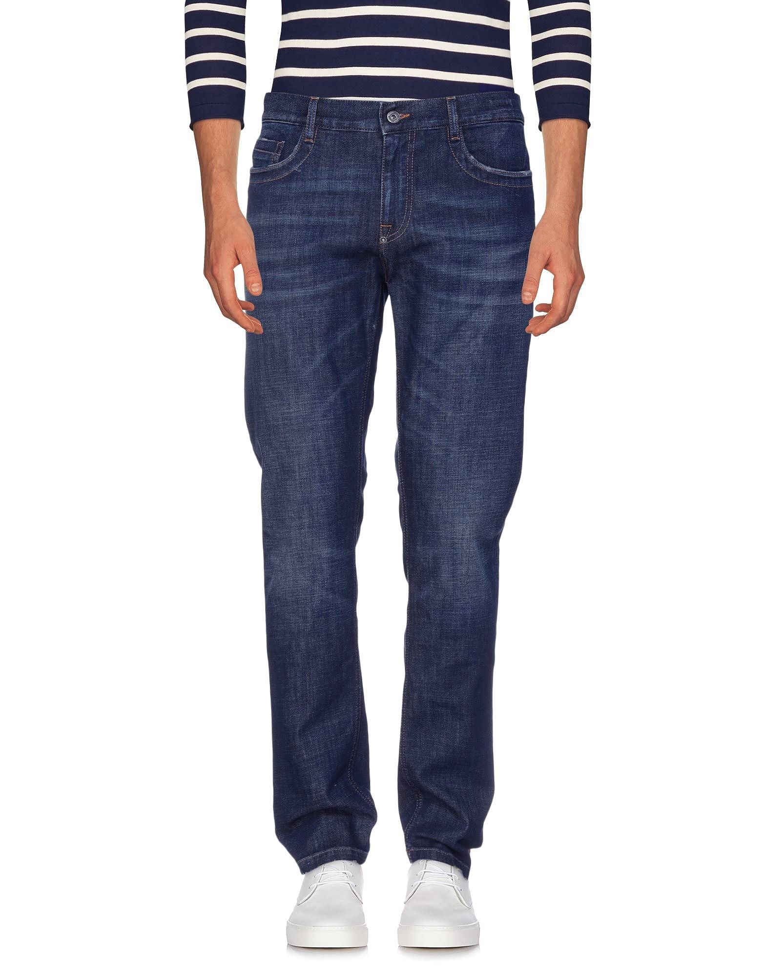 Blue Cotton Men Jean