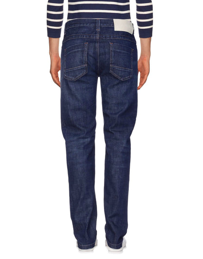 Blue Cotton Men Jean