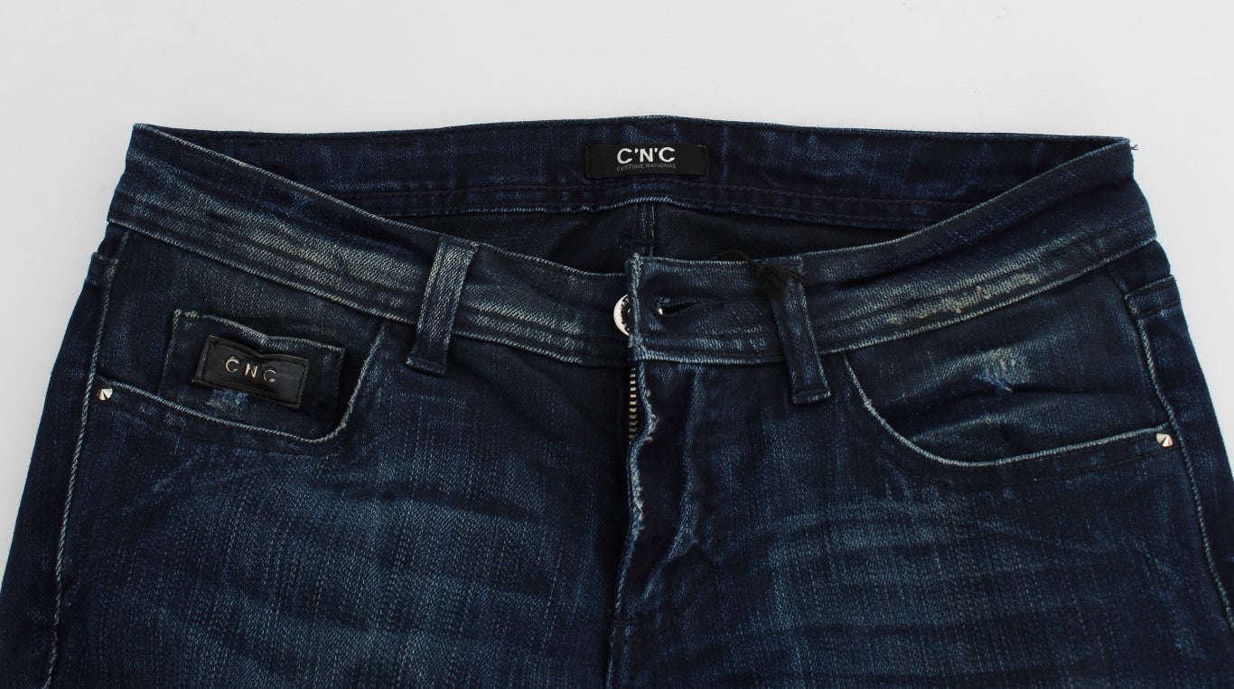 Chic Slim Fit Skinny Blue Jeans