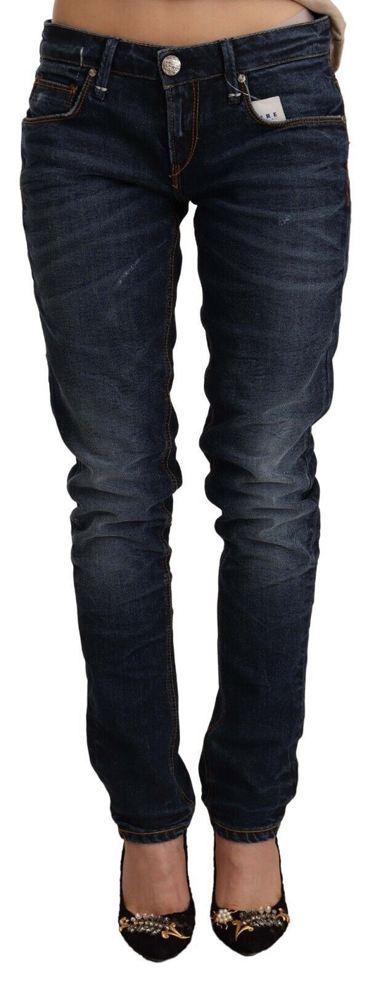 Chique Slim Fit Lage Taille Skinny Denim