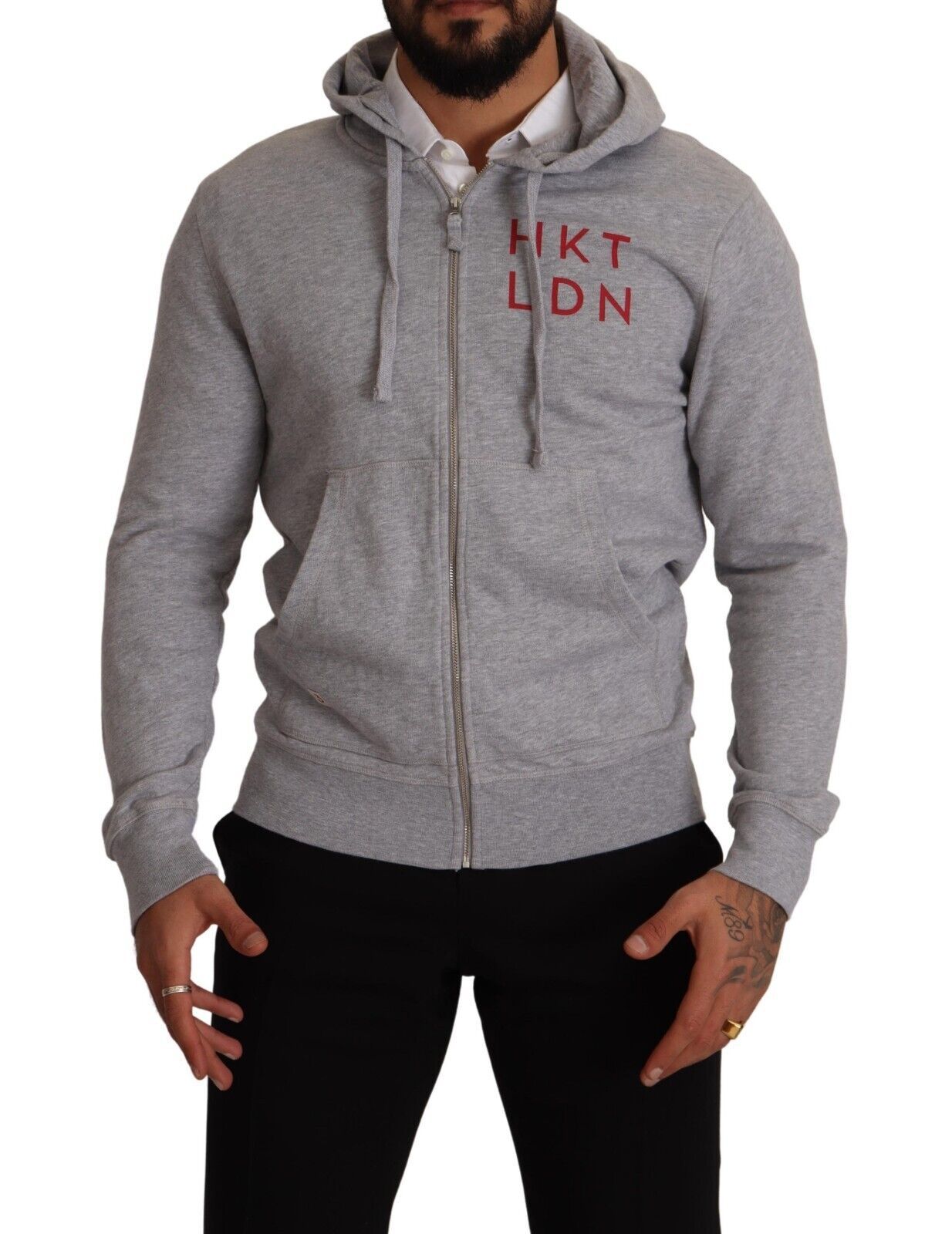 Elegante Hackett Full Zip Hooded Sweater