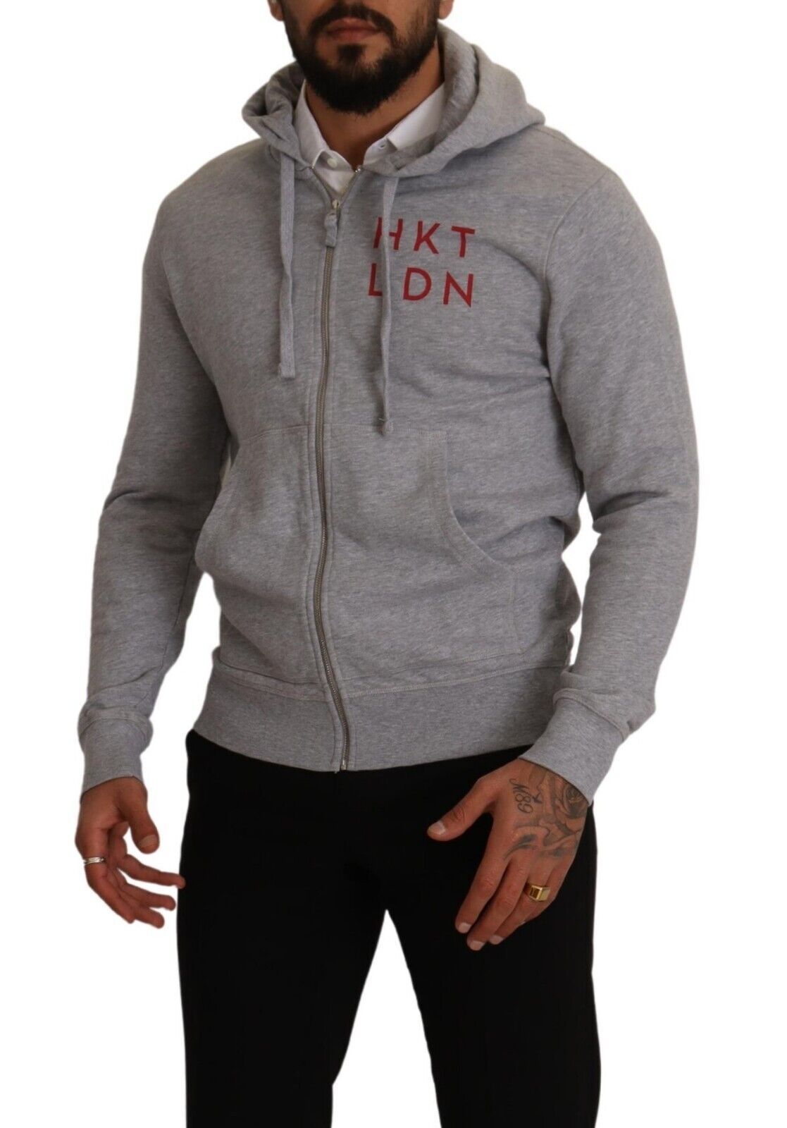 Elegante Hackett Full Zip Hooded Sweater