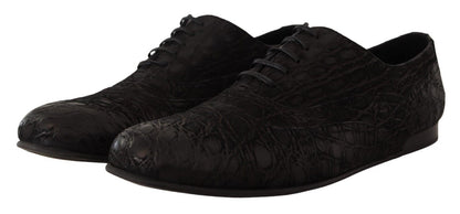 Elegante exotische leren Oxford schoenen