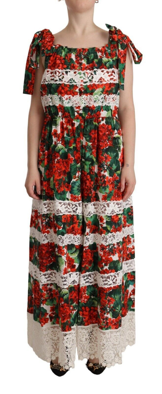 Maxi-jurk met veelkleurige bloemen