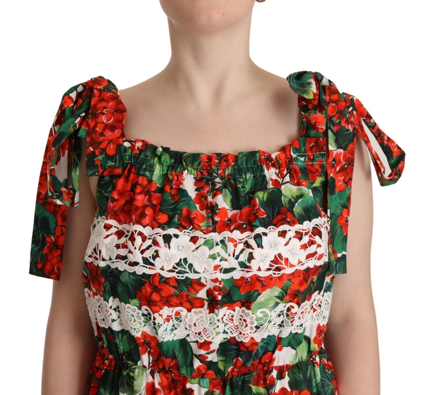 Maxi-jurk met veelkleurige bloemen