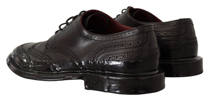 Elegante kalfsleren Derby Oxford Wingtips