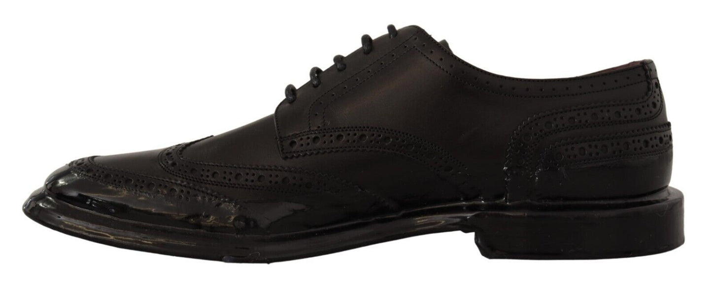 Elegante kalfsleren Derby Oxford Wingtips