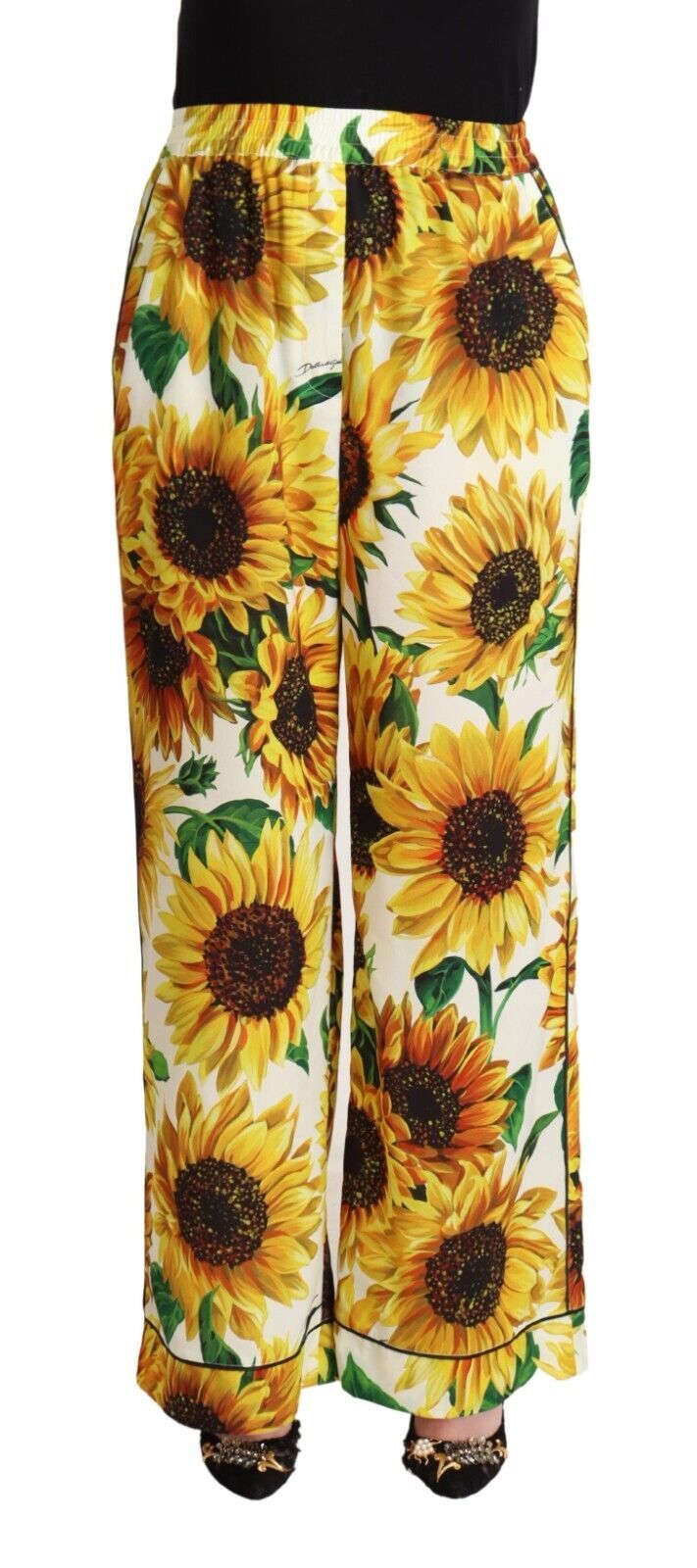 Elegant Sunflower Wide Leg Pants