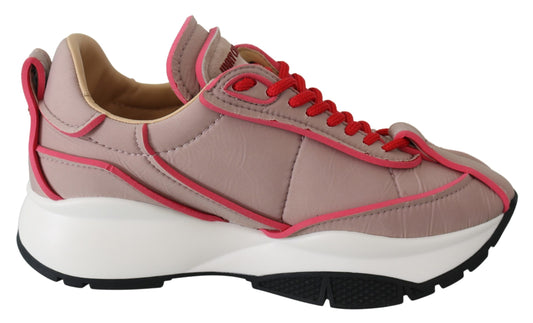 Ballet roze chique gevoerde sneakers