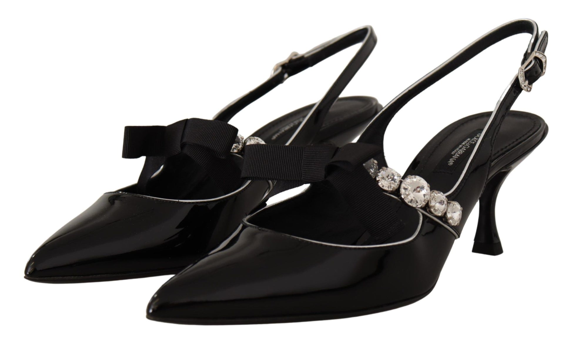 Elegante kristallen slingback pumps