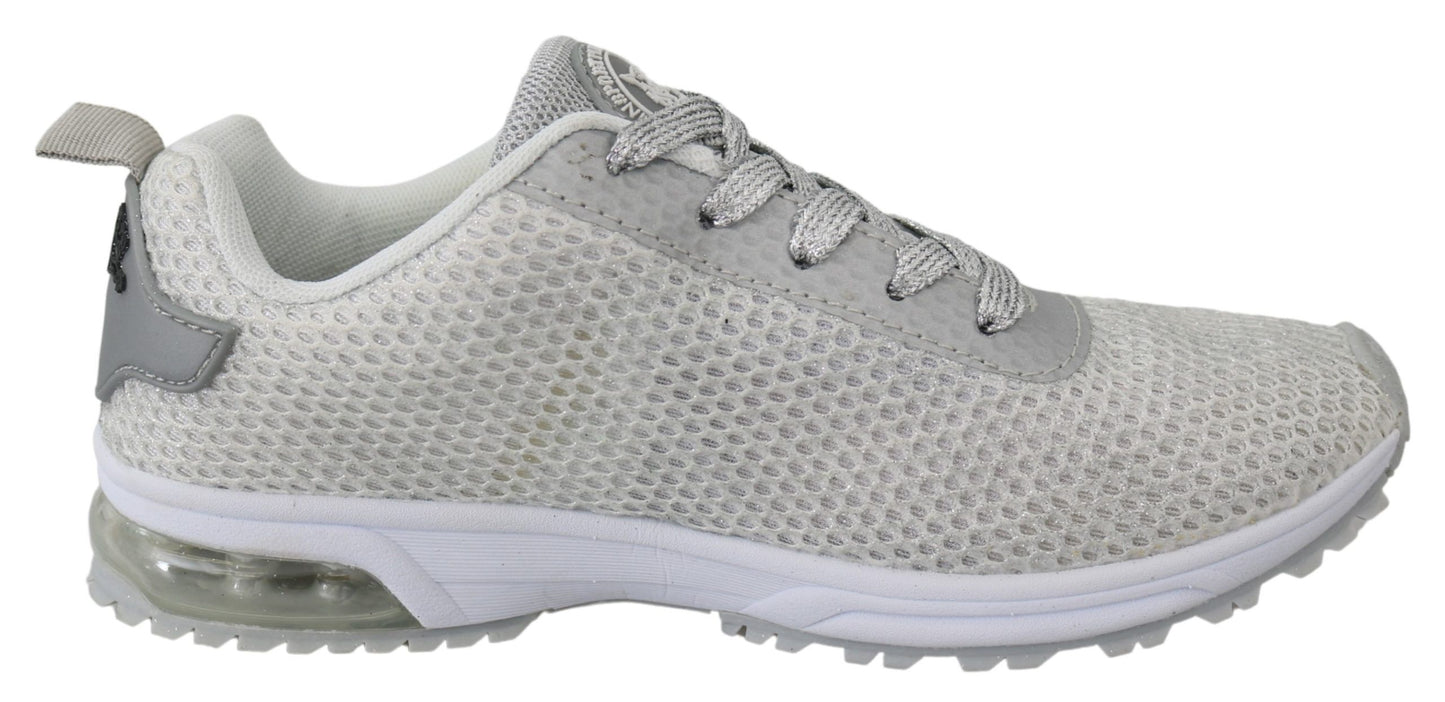 Glamoureuze zilveren Gretel sport sneakers