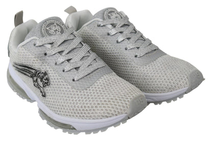 Glamoureuze zilveren Gretel sport sneakers