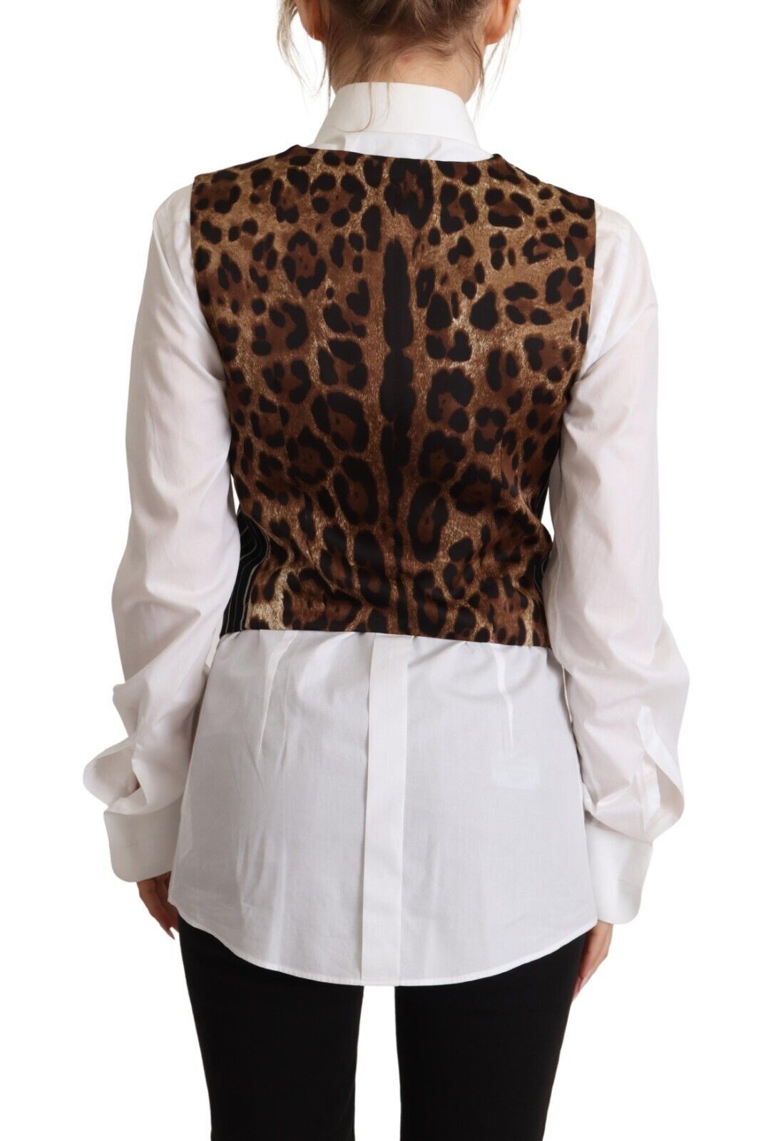 Elegante V-hals mouwloze wolmix vest