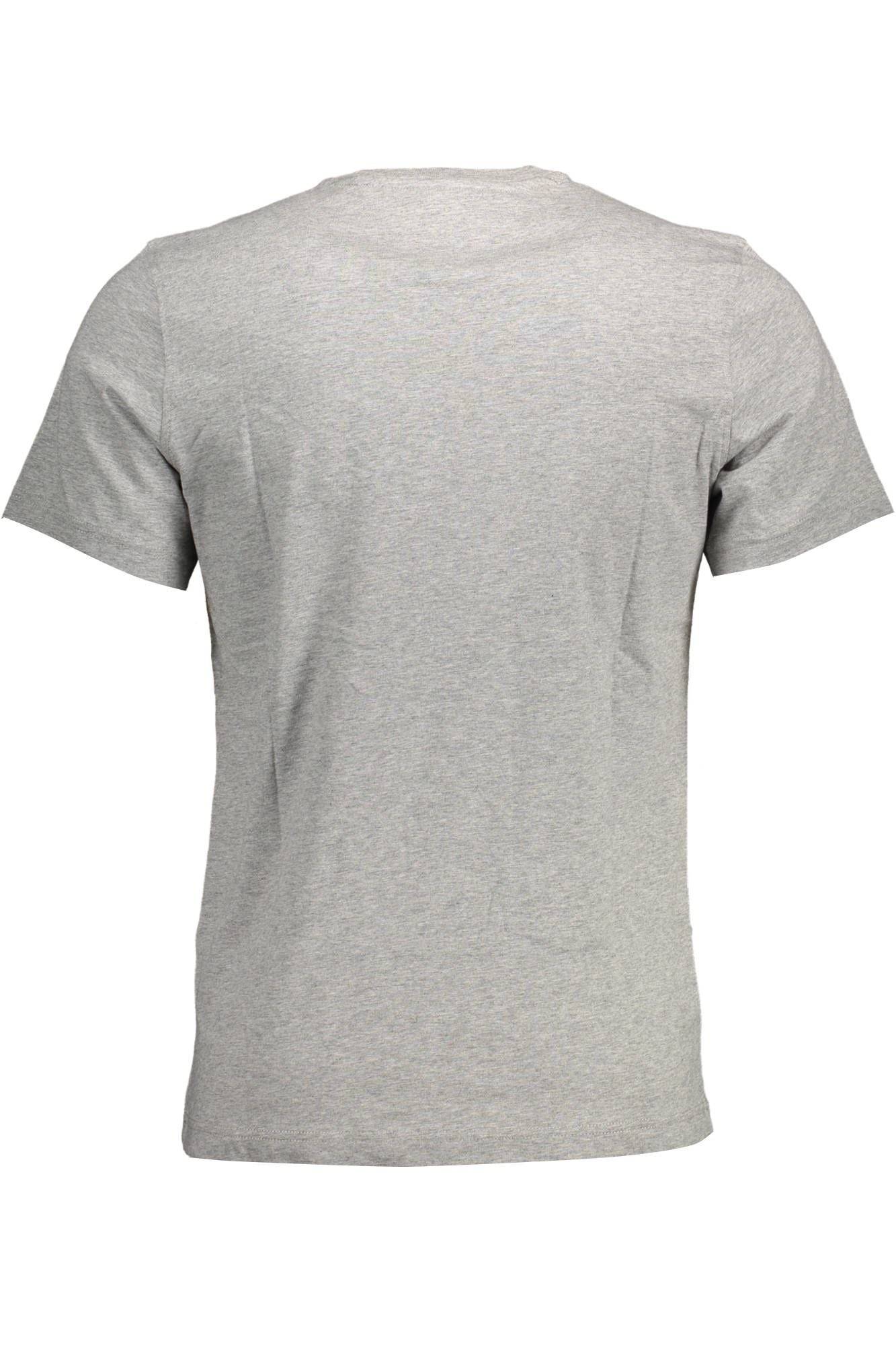 Gray Cotton Men T-Shirt