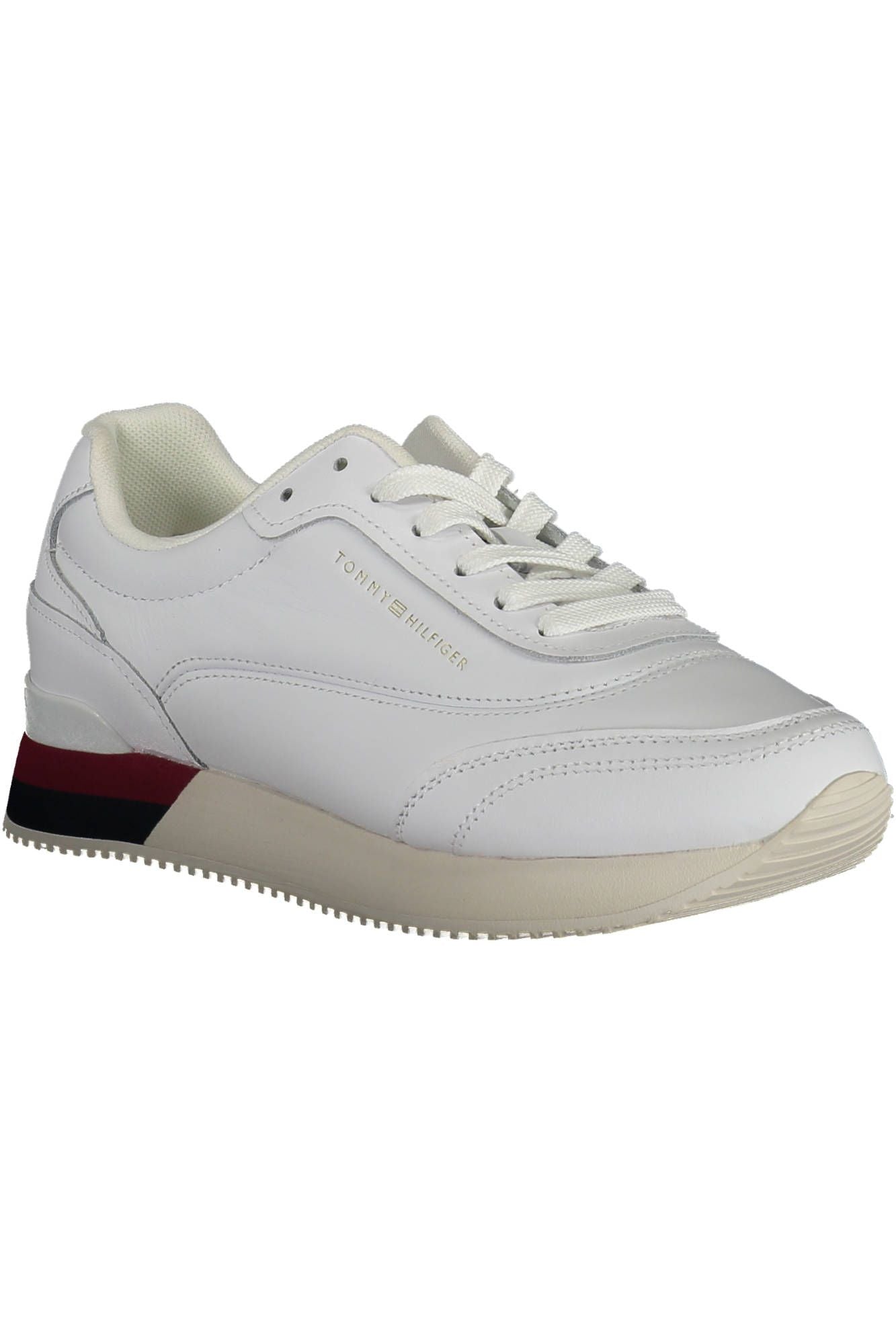 White Leather Women Sneaker