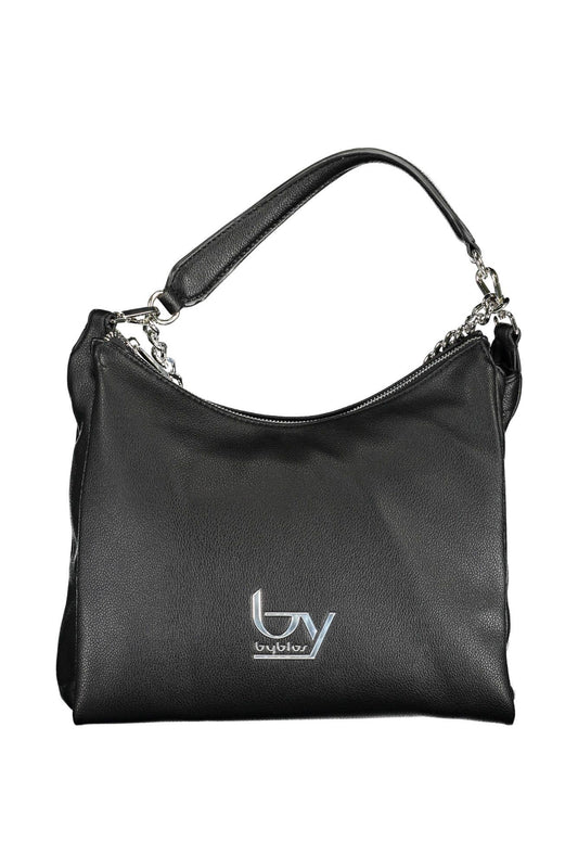 Black Polyethylene Womens Handbag