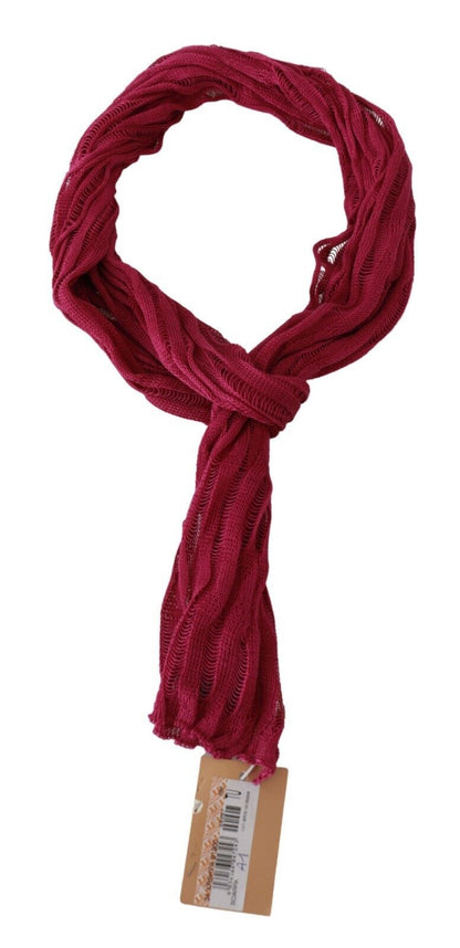 Bordeaux Elegance Foulard Shawl Scarf