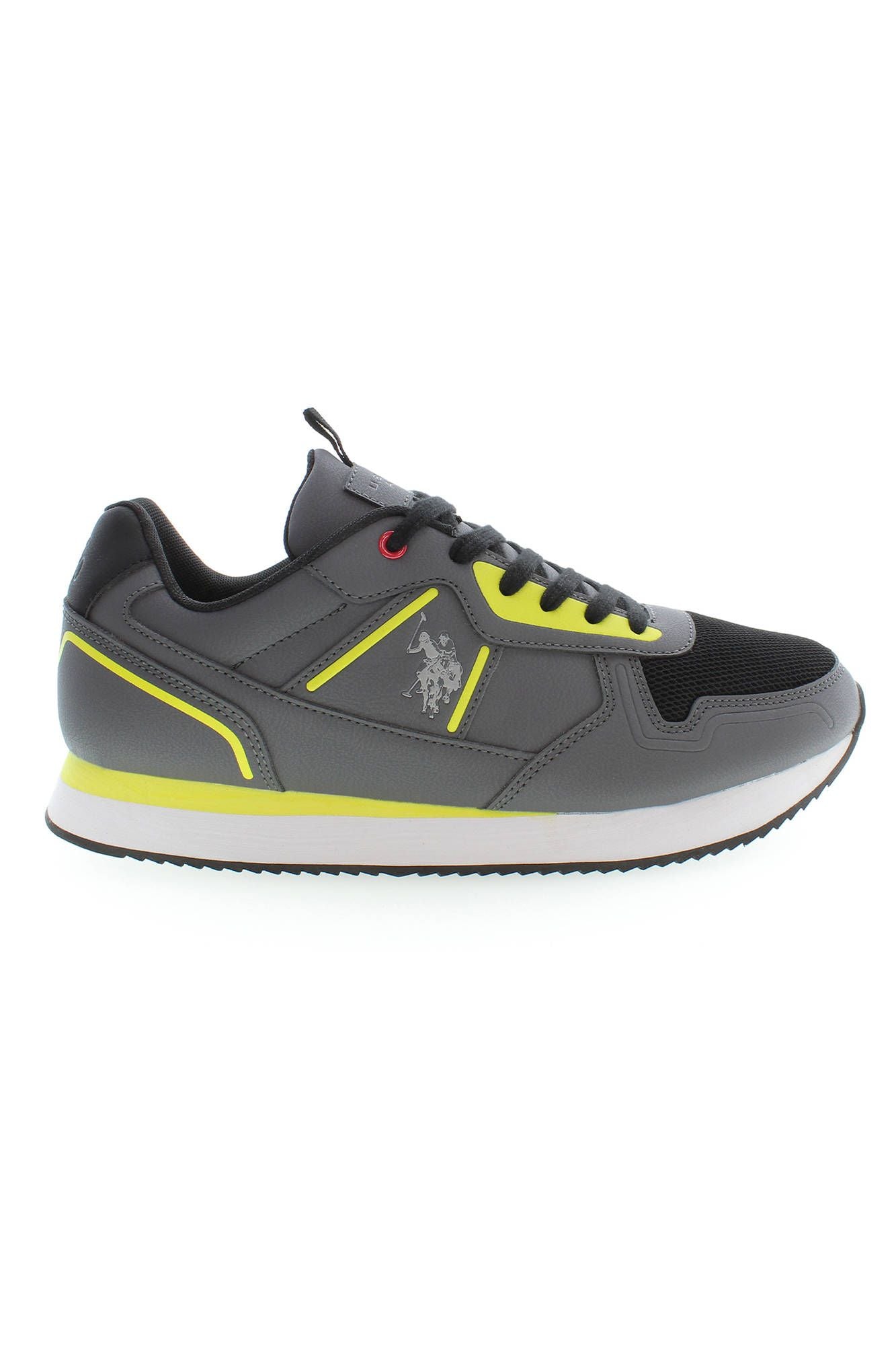 Gray Polyester Men Sneaker