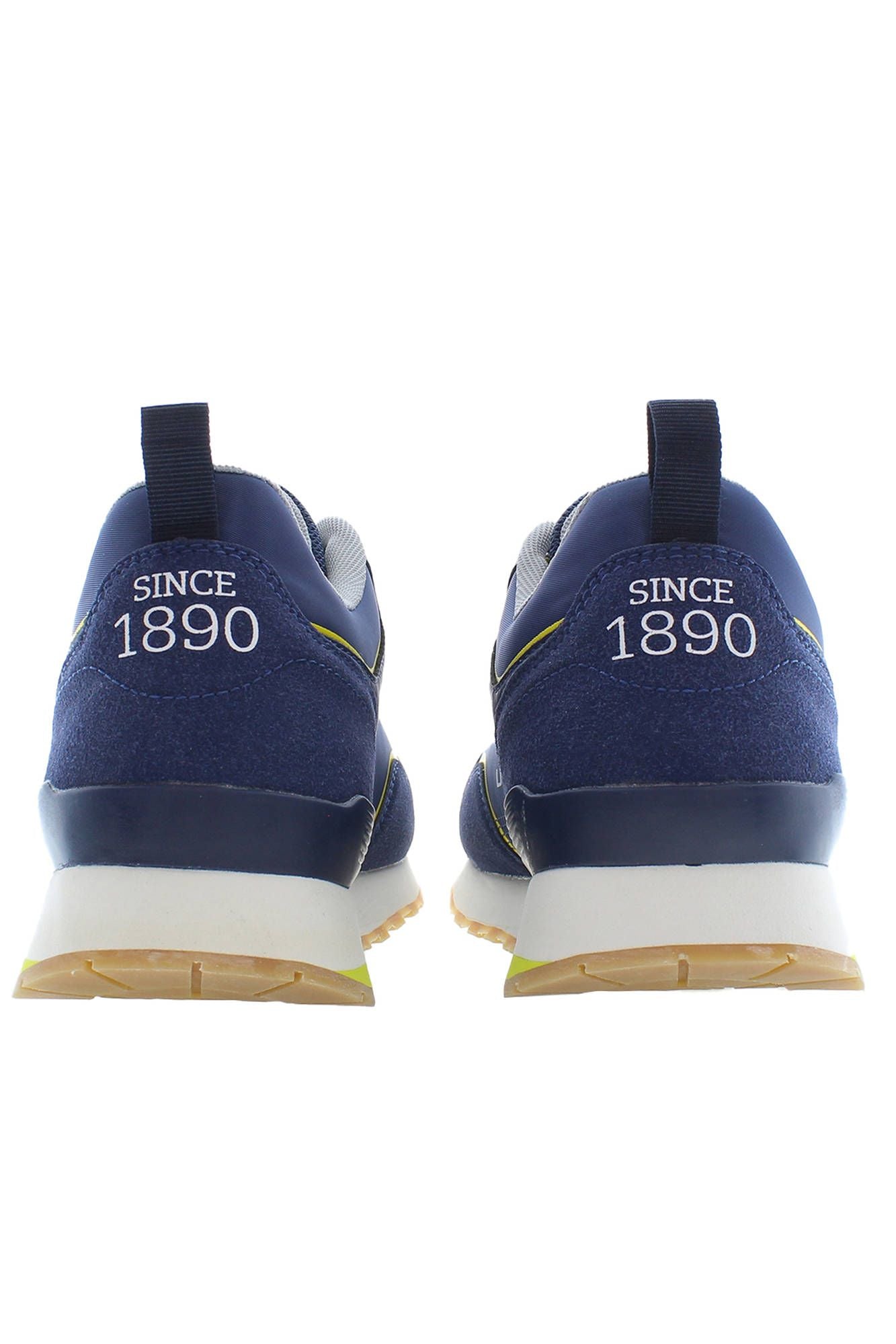 Blue Polyester Men Sneaker