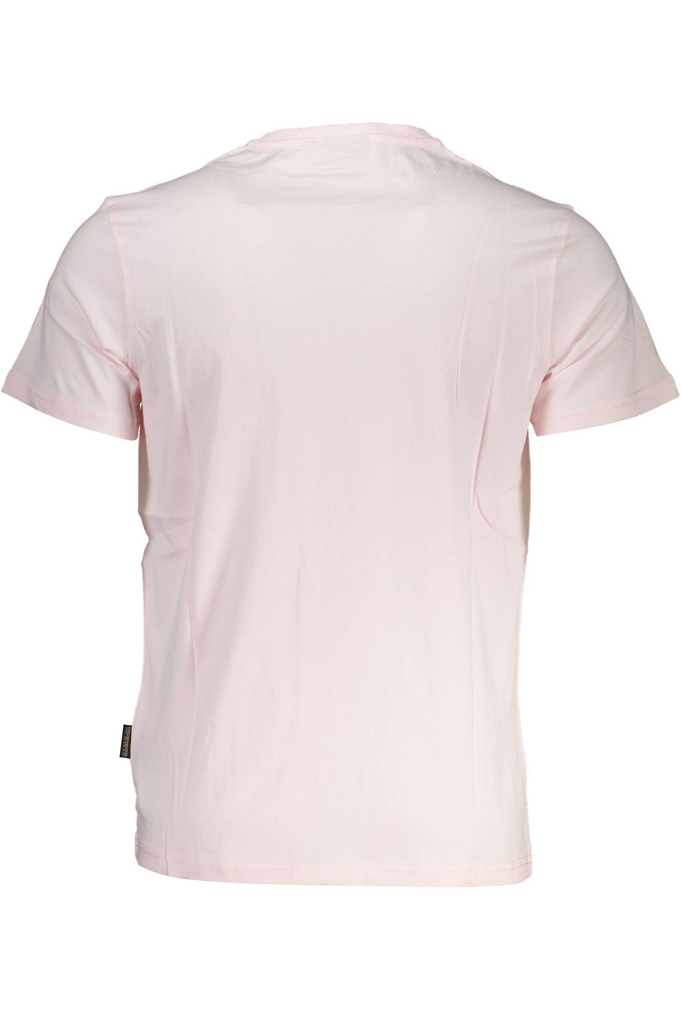 Roze katoenen heren T-shirt