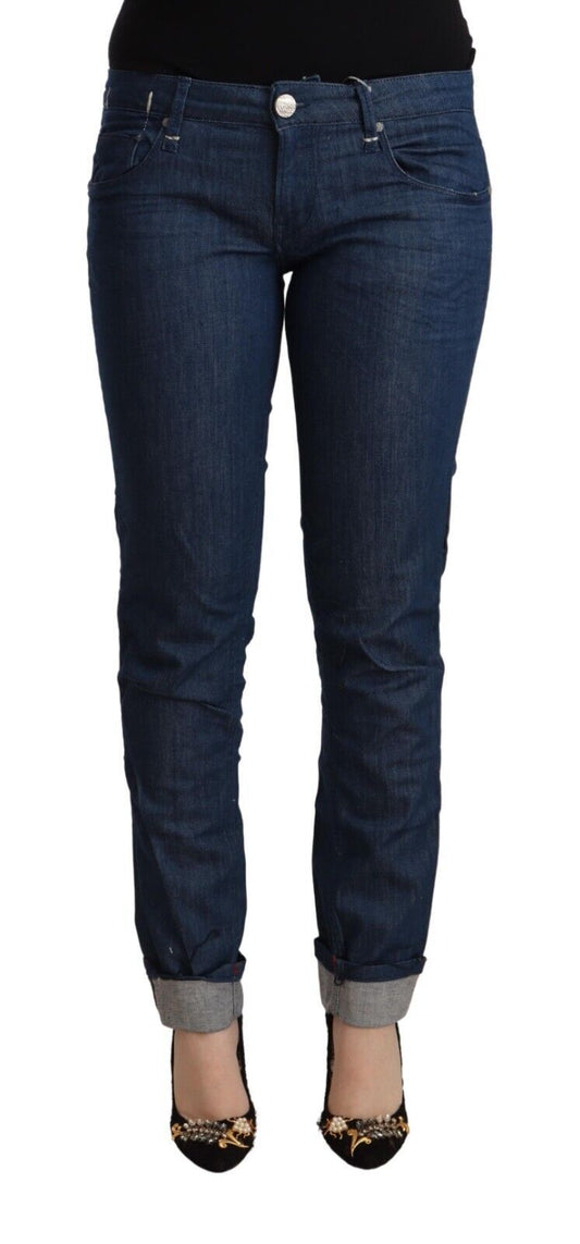 Strakke skinny denim met lage taille