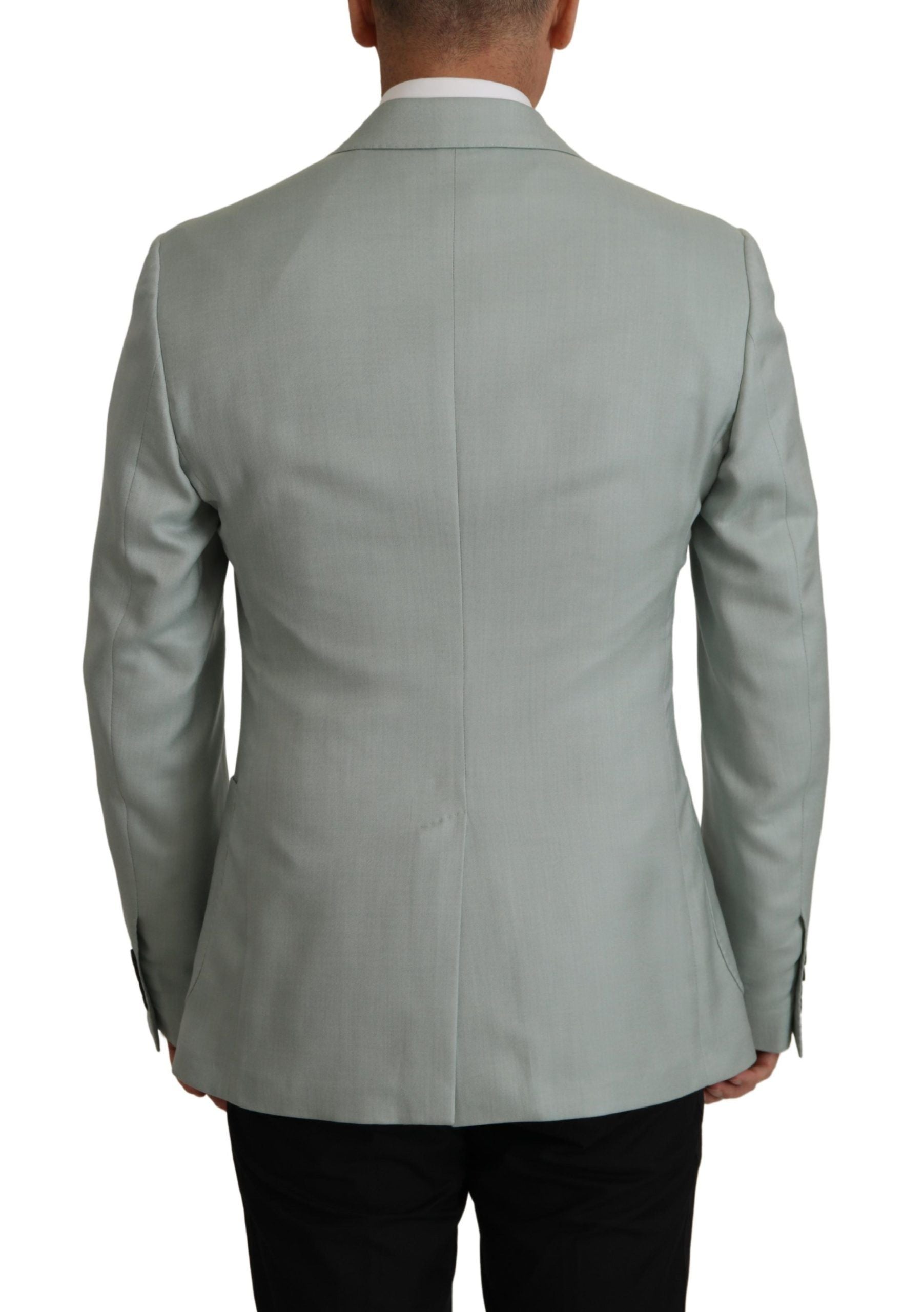 Elegante Slim Fit Kasjmier Zijden Blazer Jas