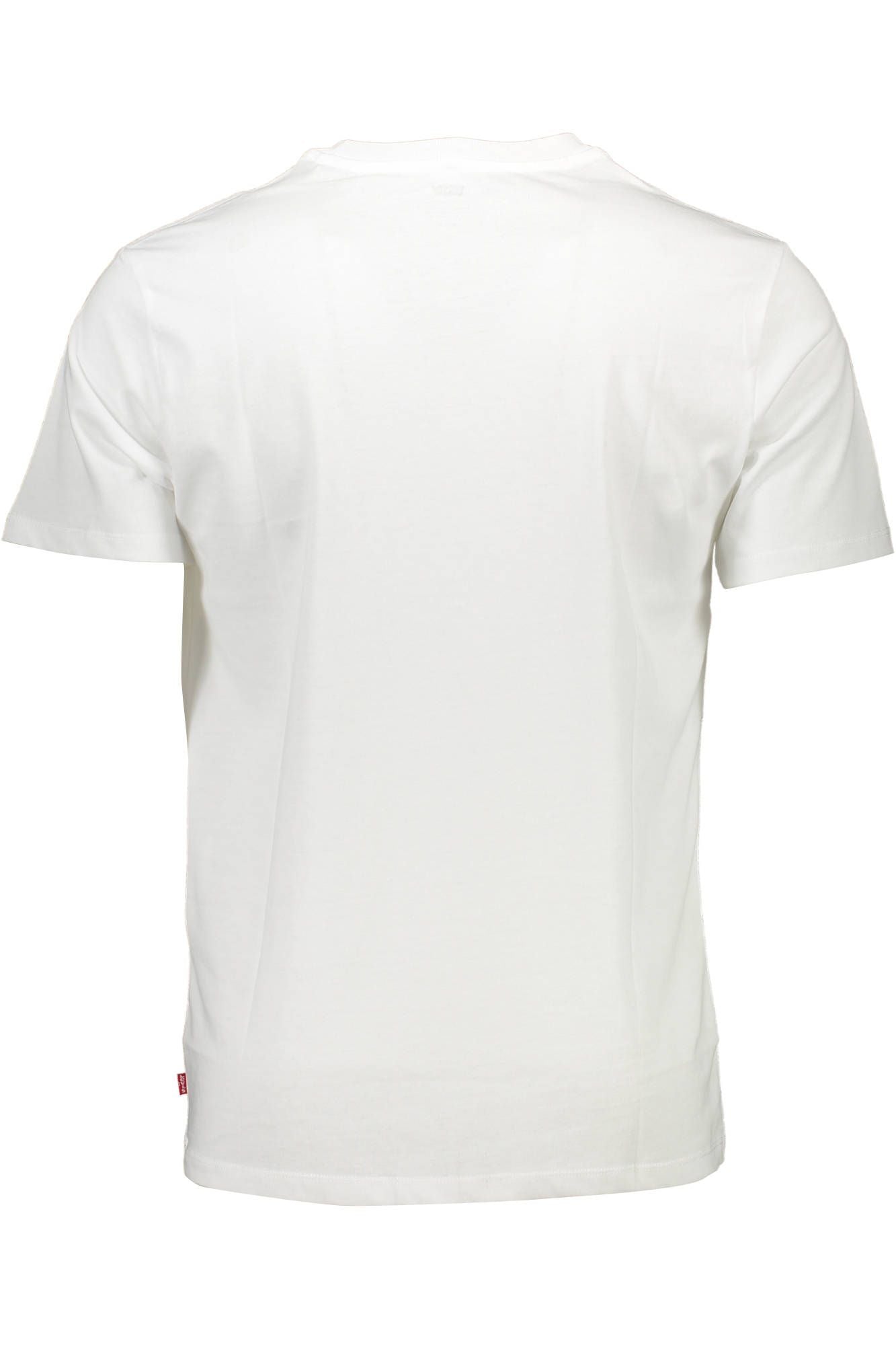 Wit katoenen heren T-shirt