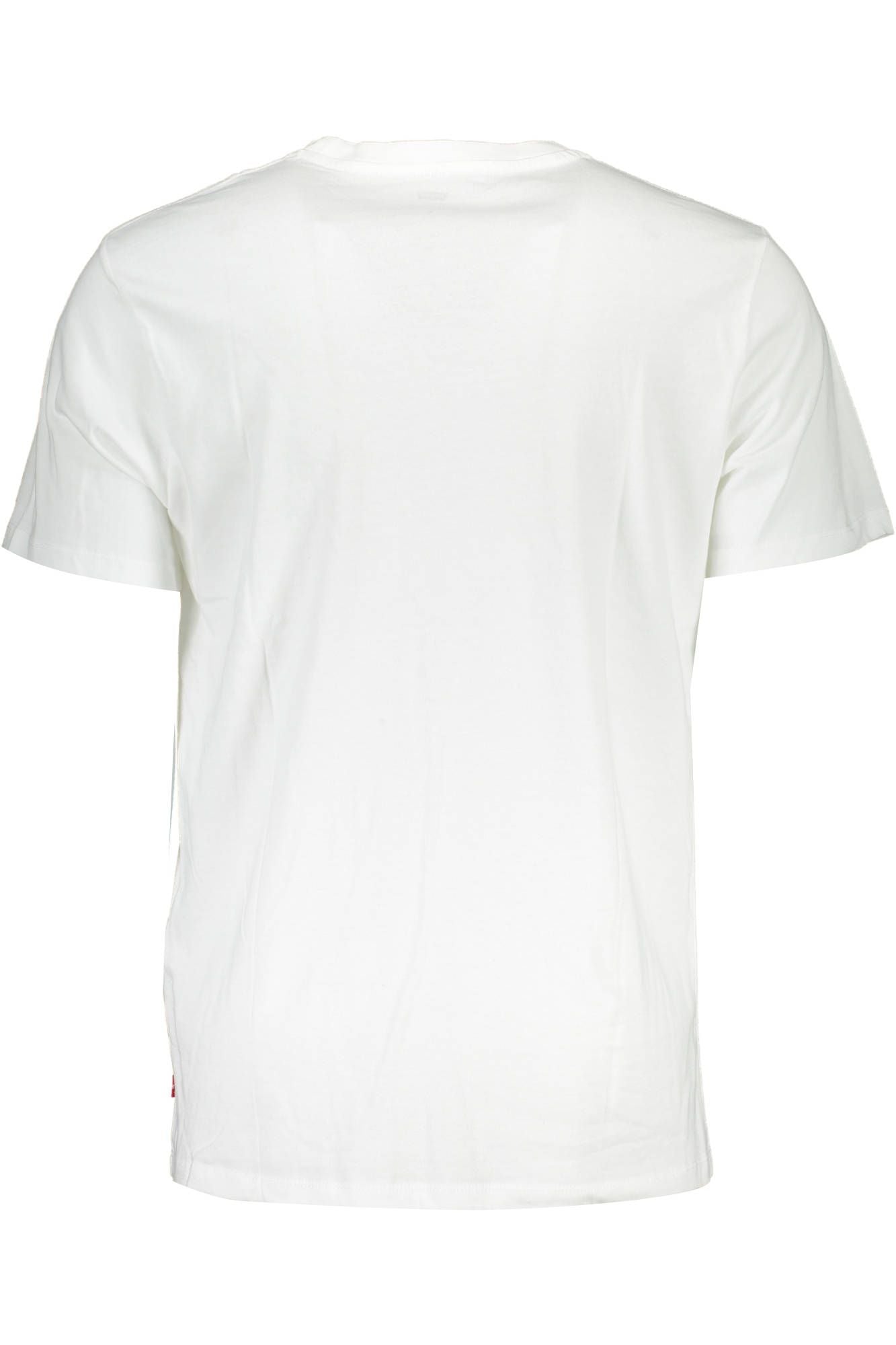 Wit katoenen heren T-shirt