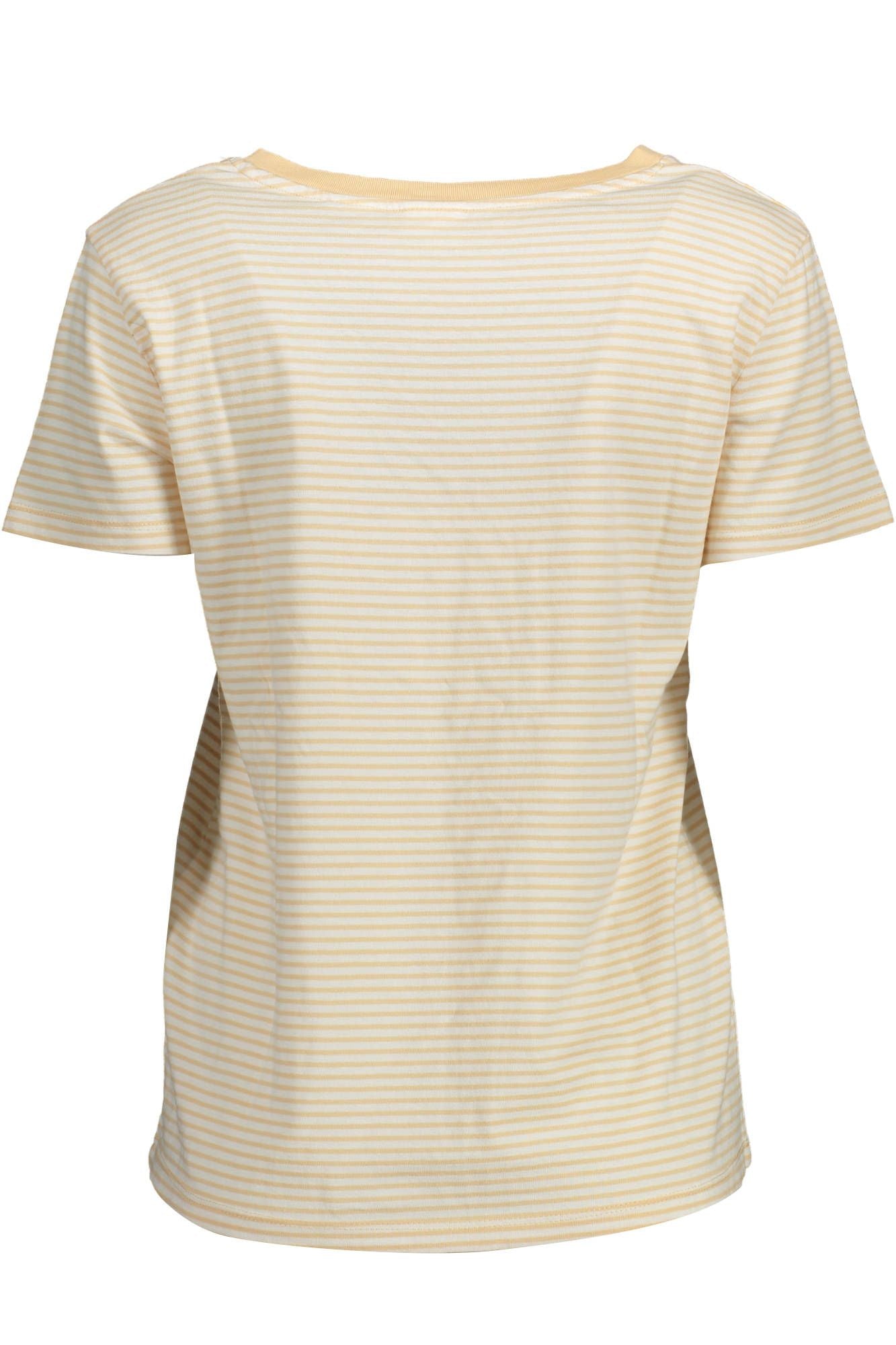 Beige katoenen dames T-shirt