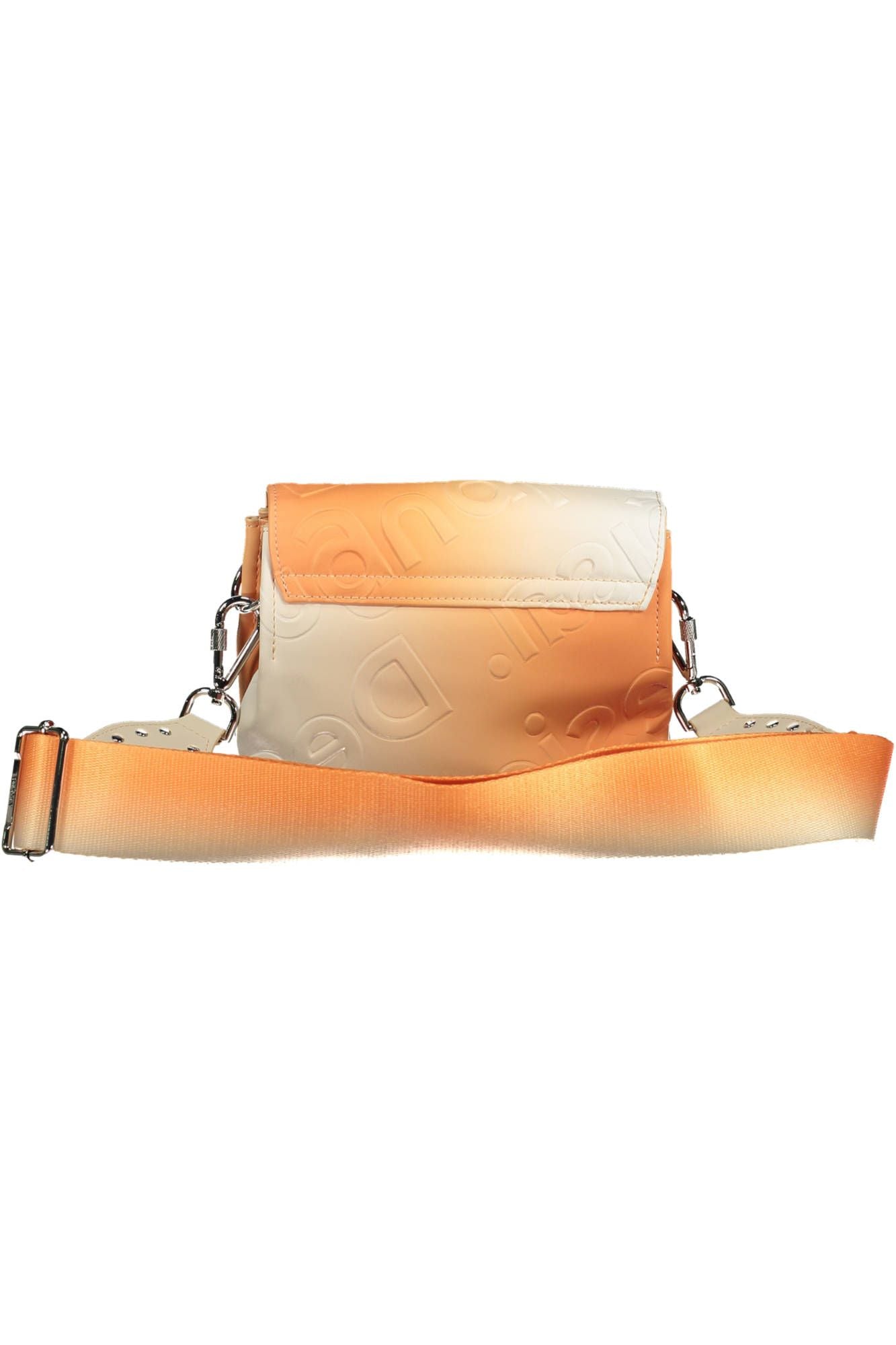 Orange Polyethylene Women Handbag