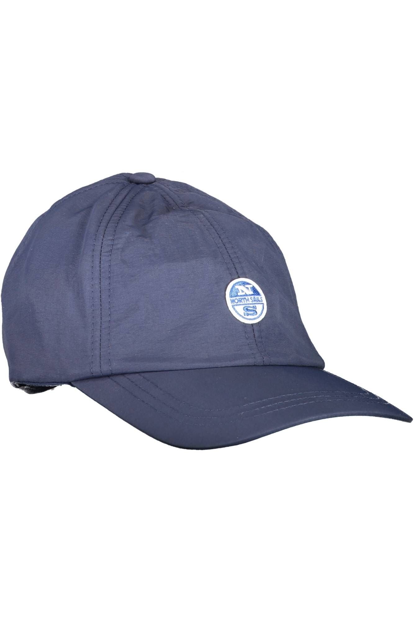 Blue Polyamide Men Cap