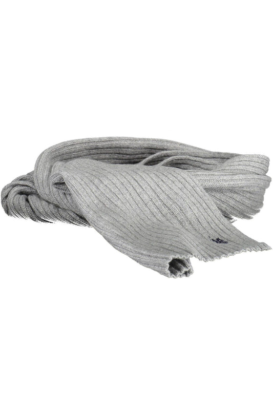 Gray Wool Men Scarf