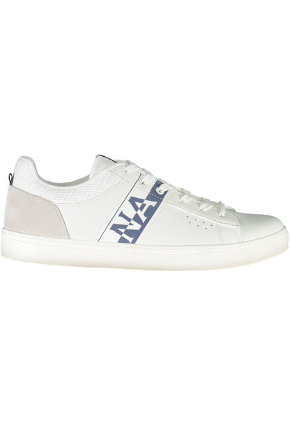 Witte leren herensneaker