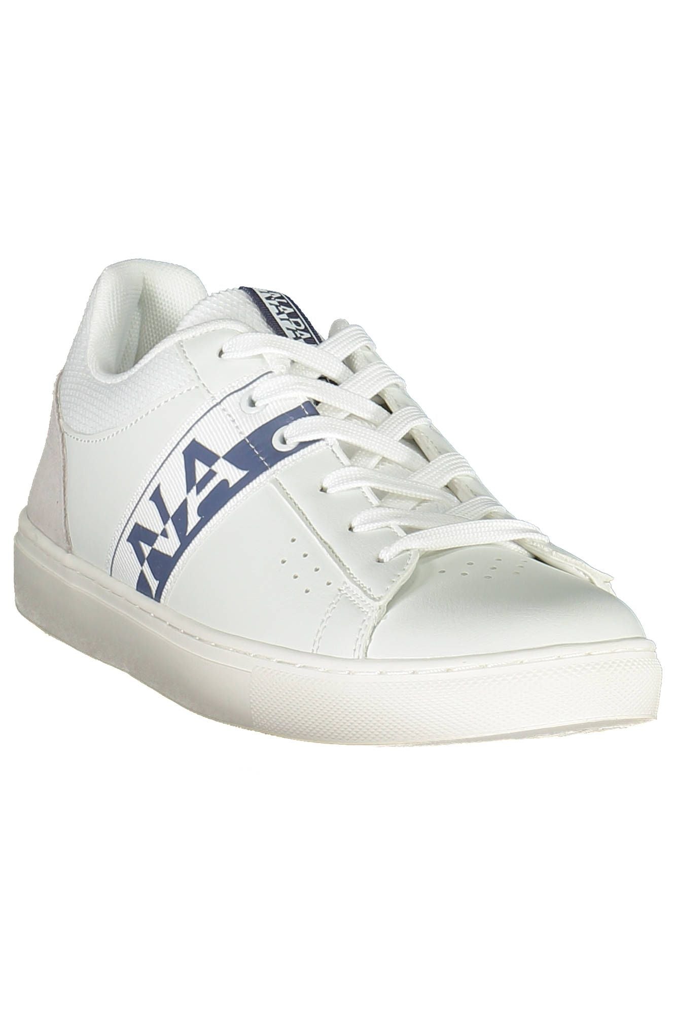 Witte leren herensneaker