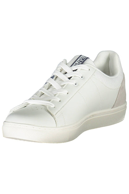 Witte leren herensneaker