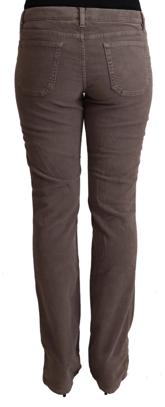 Elegante skinny katoenen jeans met lage taille