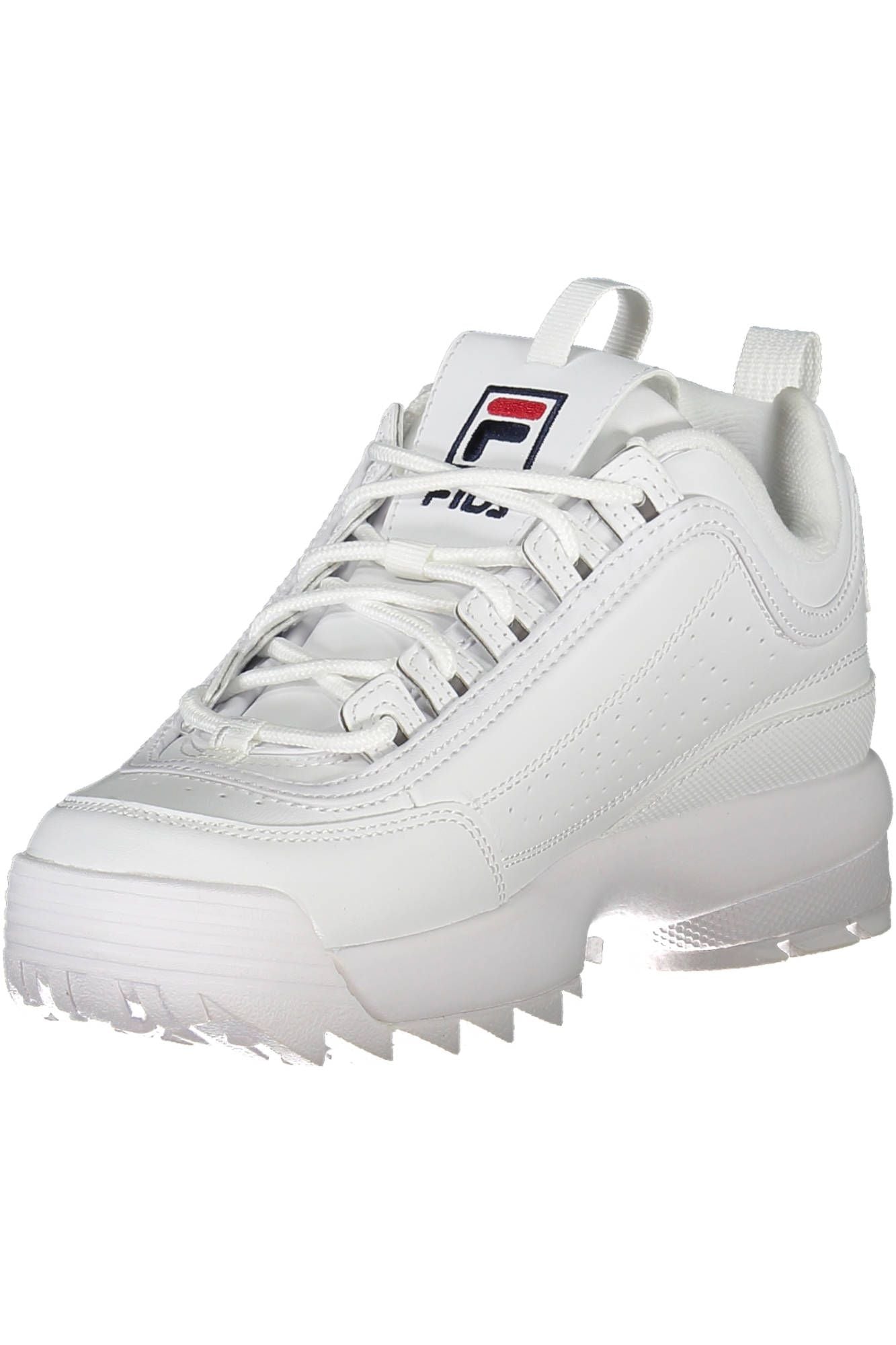 White Polyester Women Sneaker