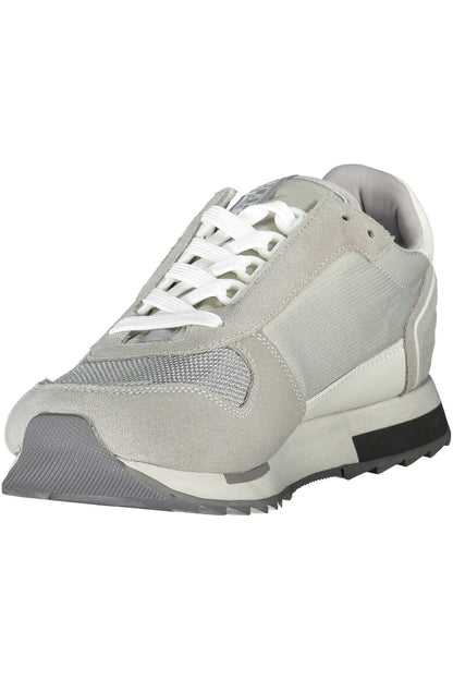 Grijze Polyester Heren Sneaker