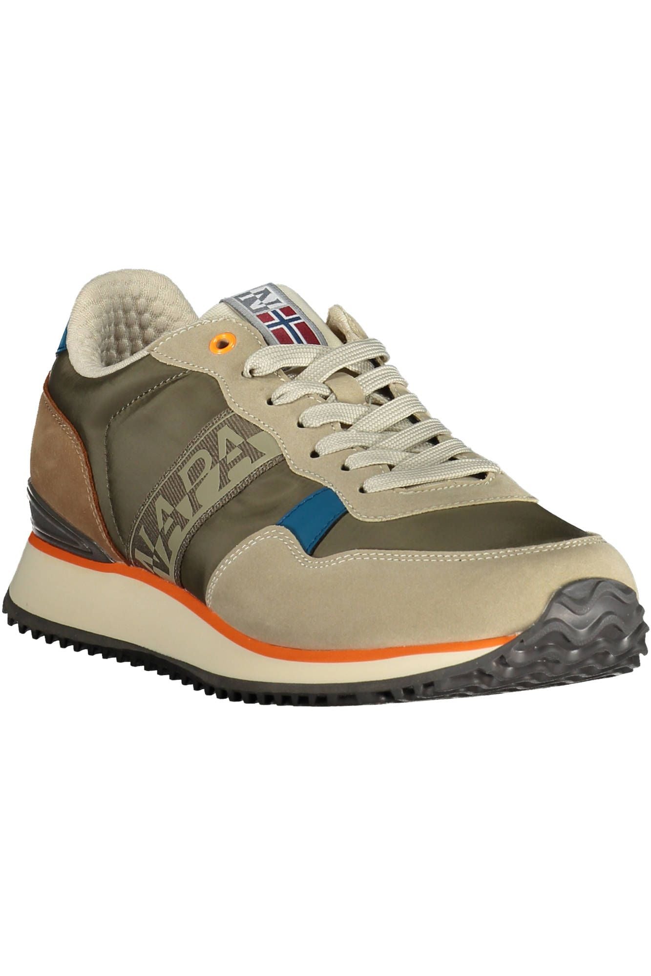 Beige Polyester Heren Sneaker