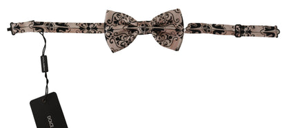 Elegant Multicolor Silk Bow Tie