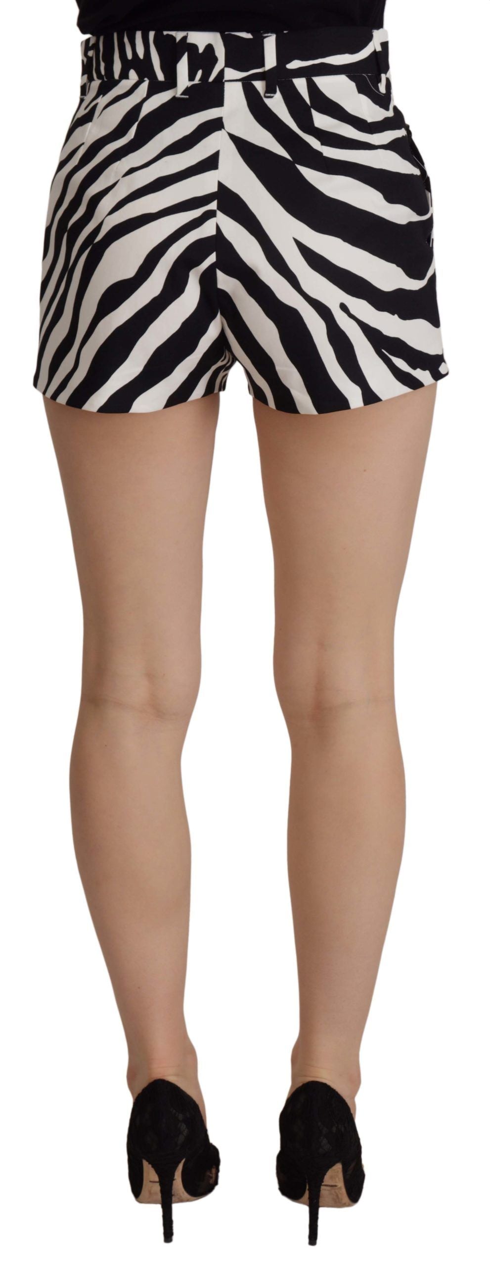 Zebraprint Mid Waist Hotpants