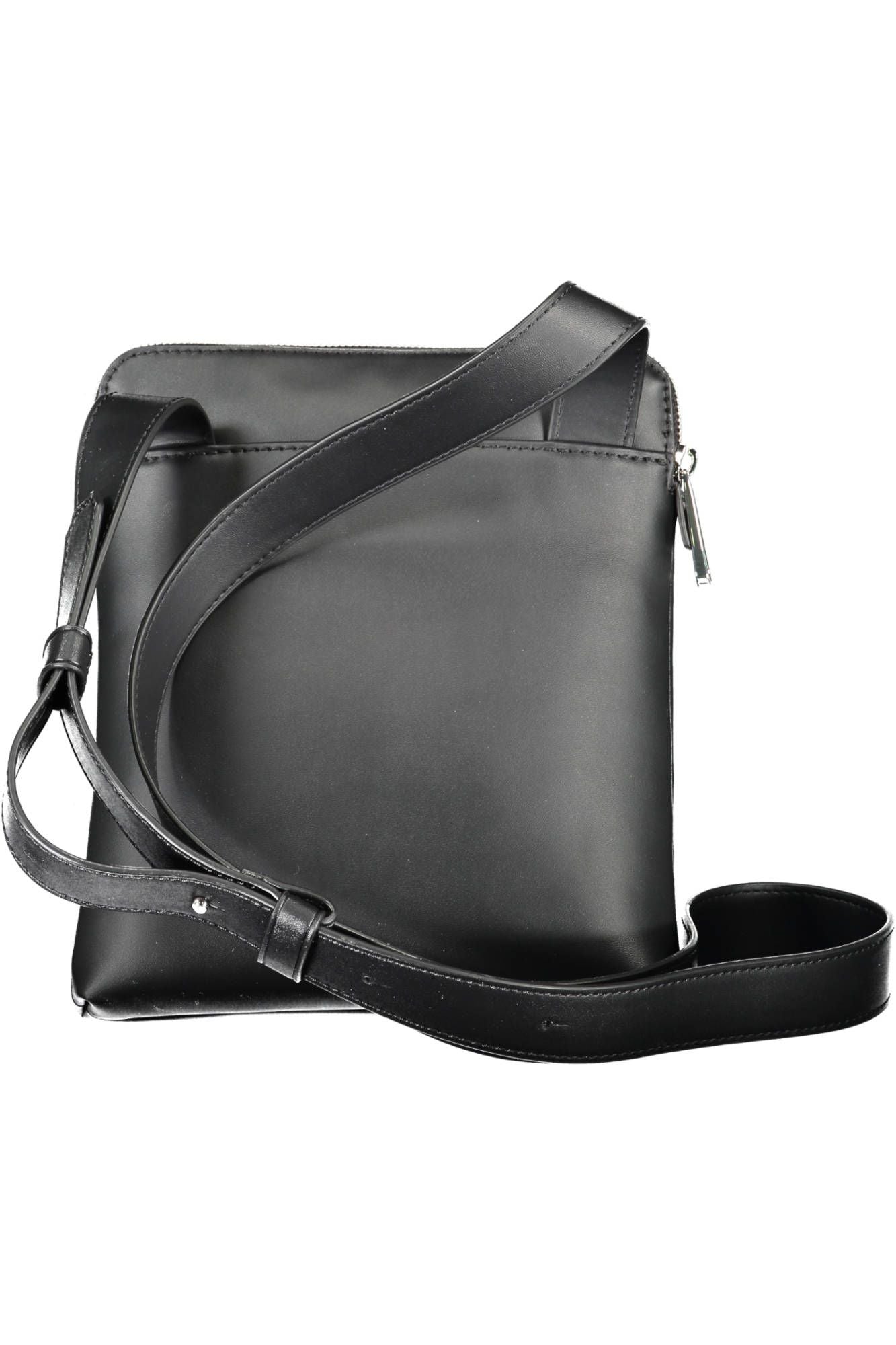 Black Polyester Men Shoulder Bag