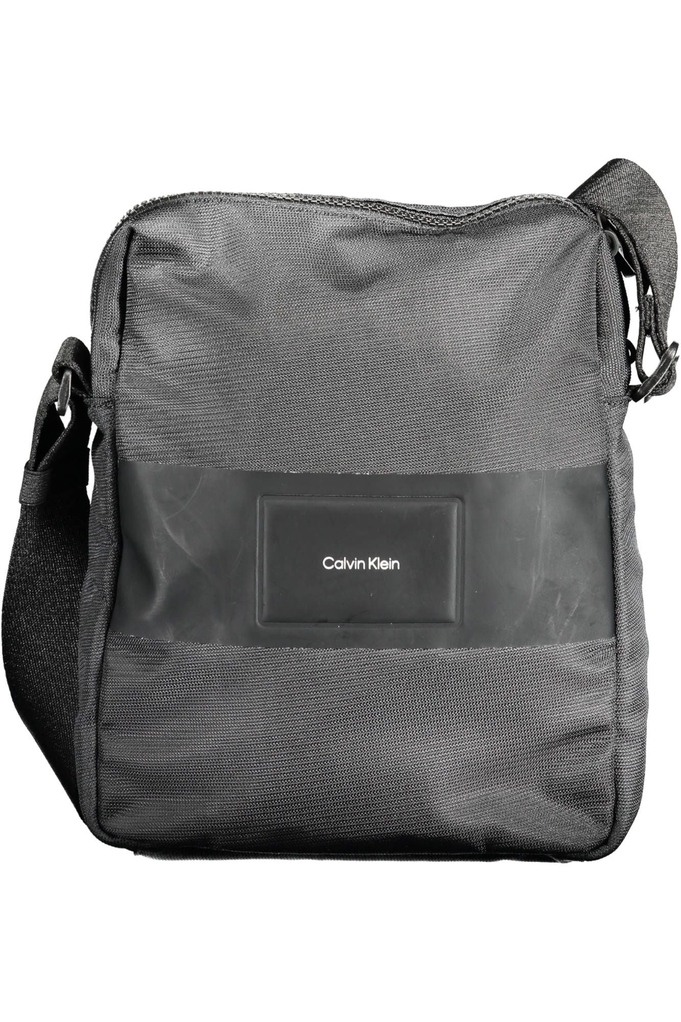 Black Polyester Men Shoulder Bag