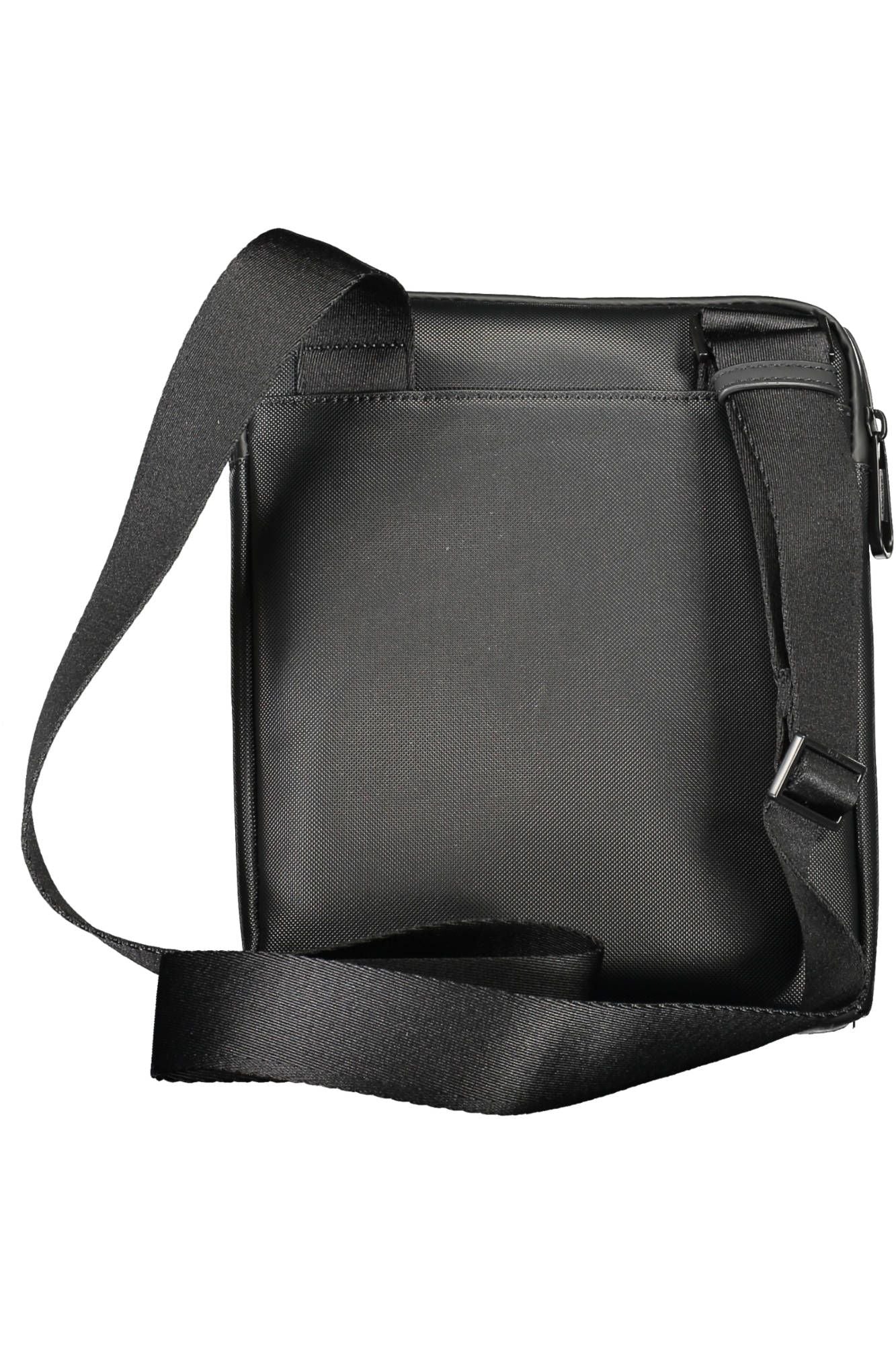 Black Polyethylene Men Shoulder Bag