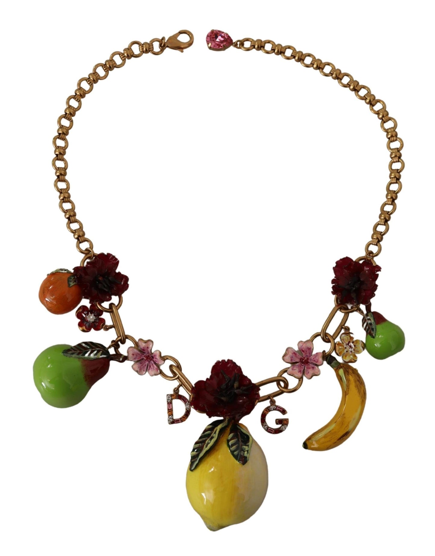 Chique gouden statement Siciliaanse fruitketting