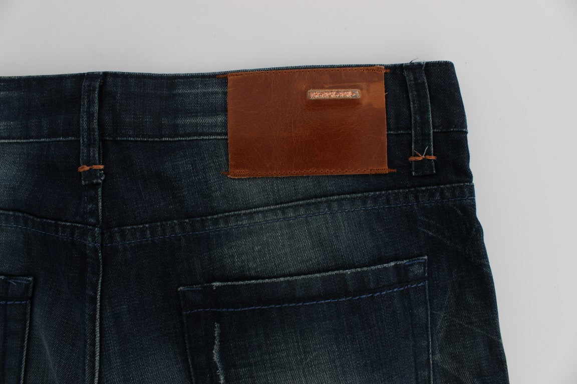 Strakke, slanke Italiaanse denim jeans