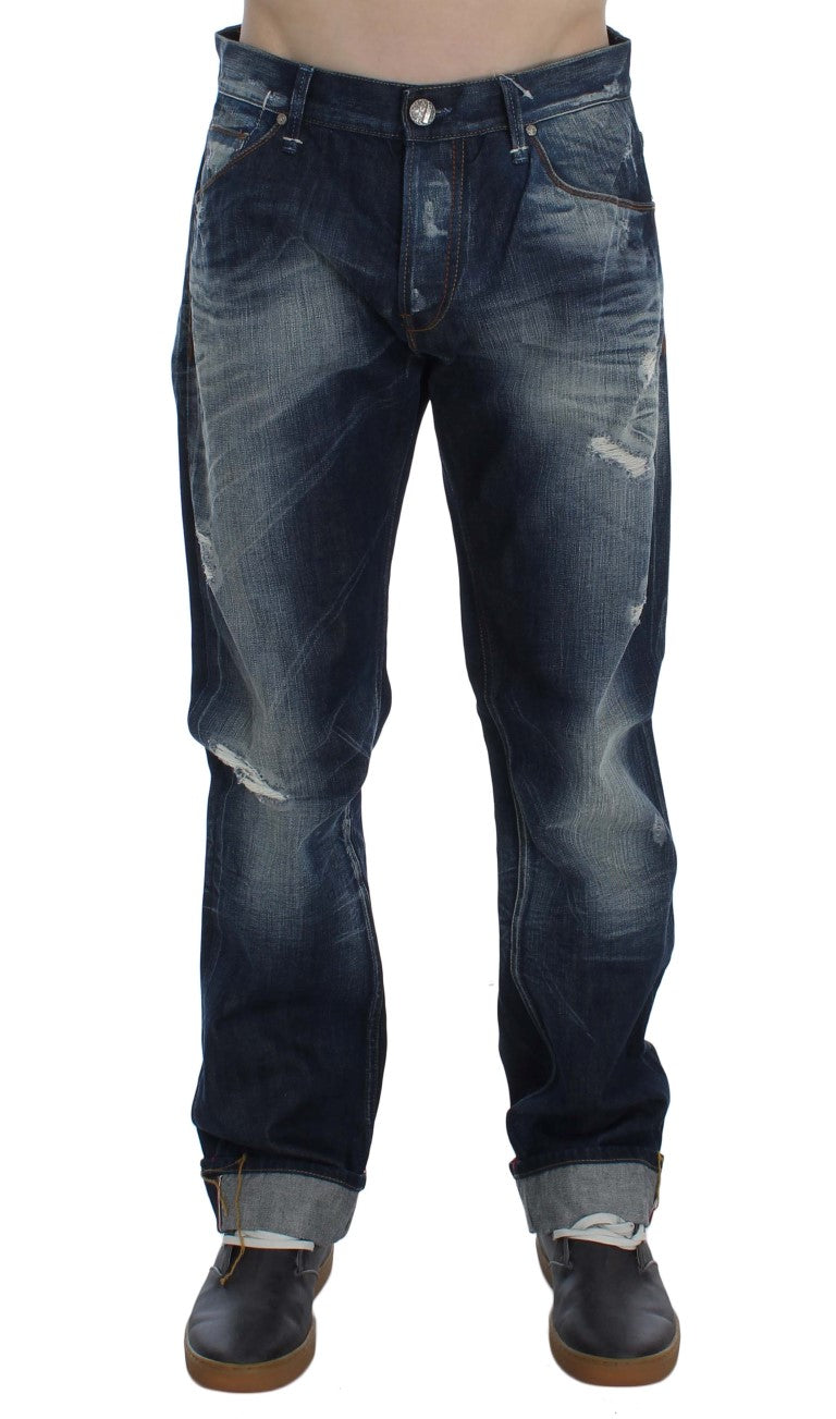 Authentieke Regular Fit Blue Wash Jeans