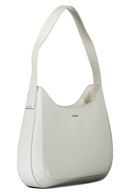 Witte Polyester Dames Handtas