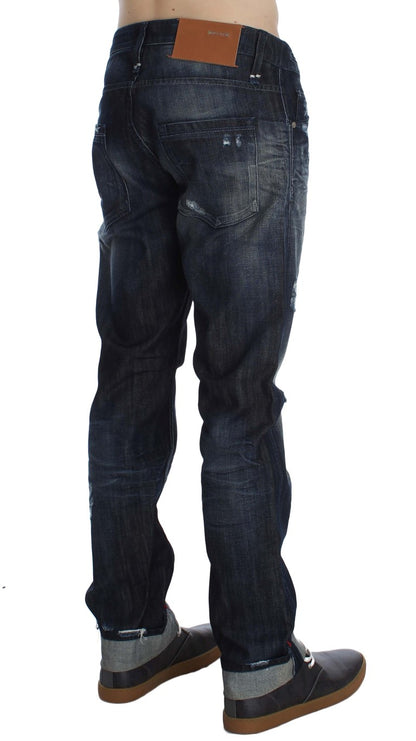 Elegante Regular Straight Fit Blauwe Jeans