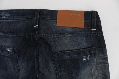 Elegante Regular Straight Fit Blauwe Jeans